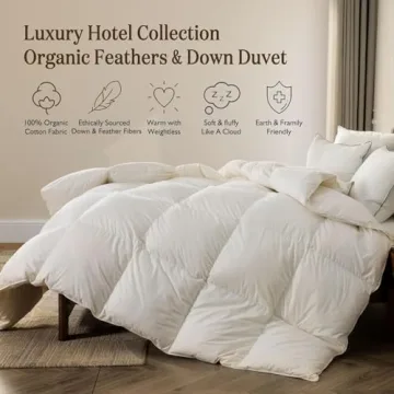 BPC Organic Down Comforter for Year-Round Luxury Sleep