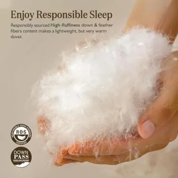 BPC Organic Down Comforter for Year-Round Luxury Sleep