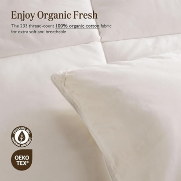 BPC Organic Down Comforter for Year-Round Luxury Sleep