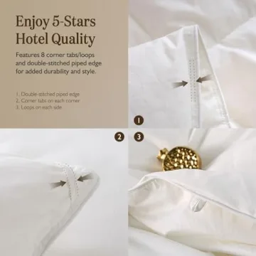 BPC Organic Down Comforter for Year-Round Luxury Sleep