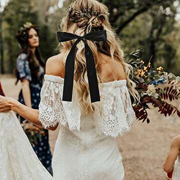 TONIFUL Satin Ribbon 1-1/2 Inch 100 Yards in Vibrant Colors