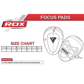 RDX Boxing Hook & Jab Pads - Lightweight Training Mitts