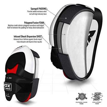 RDX Boxing Hook & Jab Pads - Lightweight Training Mitts