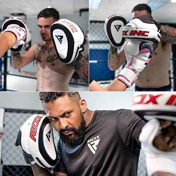 RDX Boxing Hook & Jab Pads - Lightweight Training Mitts