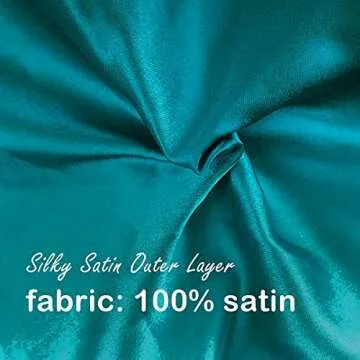 Aquior Shower Cap,Extra Large Triple Layer Bathing Cap with Dry Hair Function for Women Microfiber Terry Cloth Silky Satin 100% Waterproof Reusable Long Hair Bath Caps (Green)