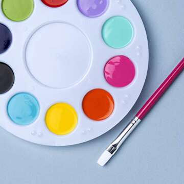 Delta Creative PROMOADA3 16 Color Ceramcoat Acrylic Paint Set, Colors may vary, 2 Fl Oz (Pack of 16)