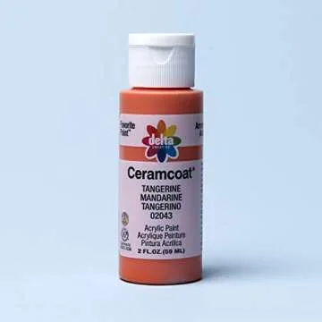 Delta Creative PROMOADA3 16 Color Ceramcoat Acrylic Paint Set, Colors may vary, 2 Fl Oz (Pack of 16)