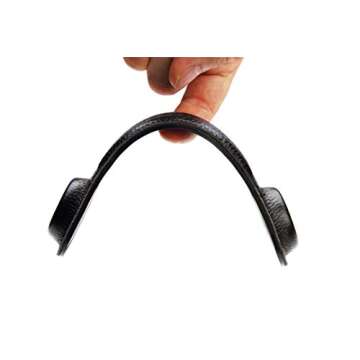 Superior Essentials Leather Bookmark Book Holder - Black Leather Paper Weights for Cookbooks, Textbooks, and Workbooks - Hands-Free Reading with Non-Slip Design and Magnetic Bookmark [1-Pack]