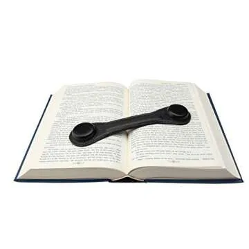 Leather Bookmark Book Holder for Hands-Free Reading
