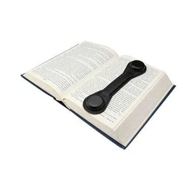 Leather Bookmark Book Holder for Hands-Free Reading