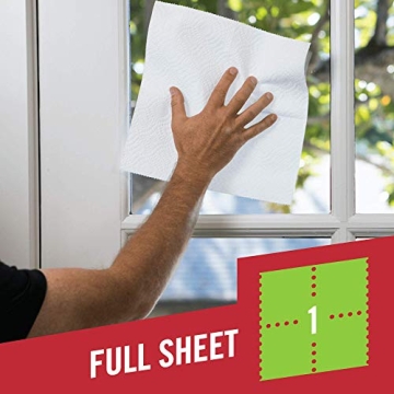 Brawny Tear-A-Square Paper Towels with 3 Sheet Sizes