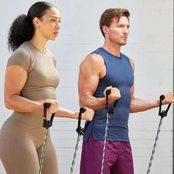 SPRI Braided Xertube Resistance Bands - Versatile Workout Tool