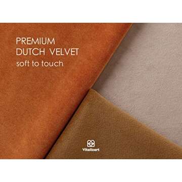 Vitalizart Fall Velvet Ribbon Set 3/8" x 15 Yd Wooden Spool Fabric Trim 3 Rolls * 5 Yd for Christmas Wreath Decoration Handmade Craft Ornaments Gift Wrapping & Bow Making