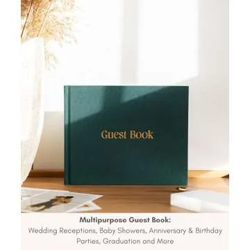 Elegant Lamare Wedding Guest Book for Memorable Moments