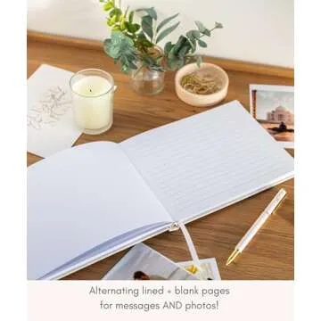 Elegant Lamare Wedding Guest Book for Memorable Moments