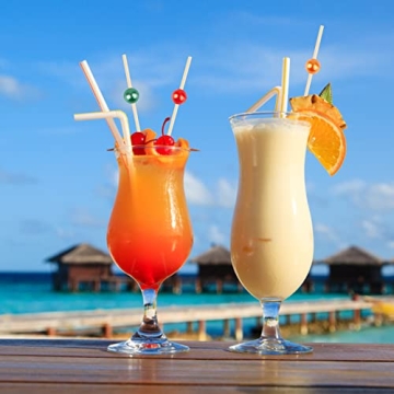 Bamboo Cocktail Picks Elegant Colorful Skewers 100 Count