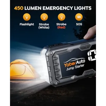 YaberAuto 4000A Jump Starter for Gas and Diesel Cars