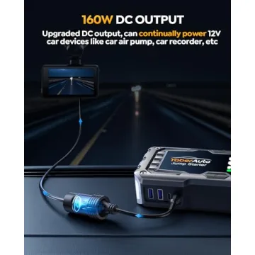 YaberAuto 4000A Jump Starter for Gas and Diesel Cars
