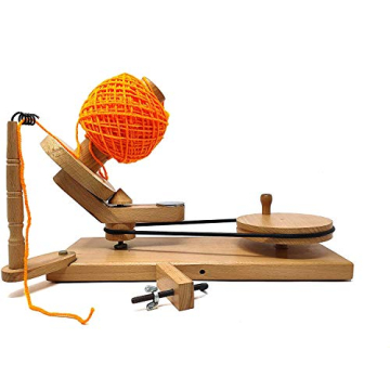 AnNafi Wooden Yarn Ball Winder for Easy Knitting & Storage