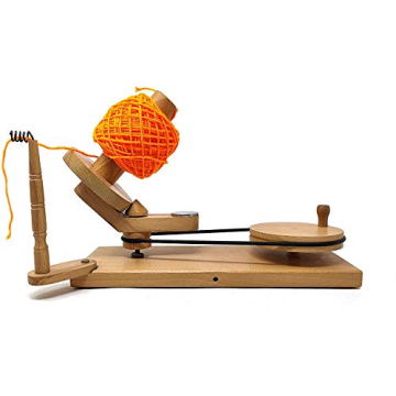 AnNafi Wooden Yarn Ball Winder for Easy Knitting & Storage