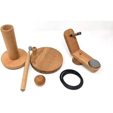 AnNafi Wooden Yarn Ball Winder for Easy Knitting & Storage