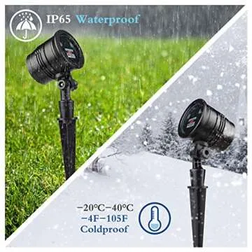 Christmas Projector Lights with RF Remote for Holiday Decor