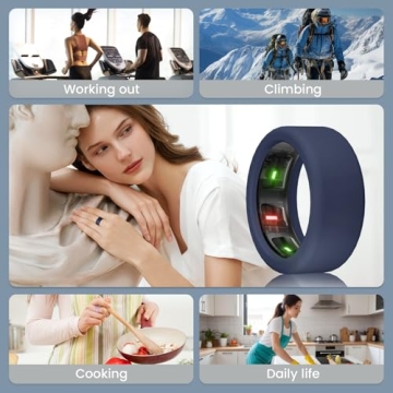 sylacor Ring Cover for Oura Ring Gen 4/Oura Ring Gen3, Anti-Scratch Elastic Silicone Oura Ring Case Protector