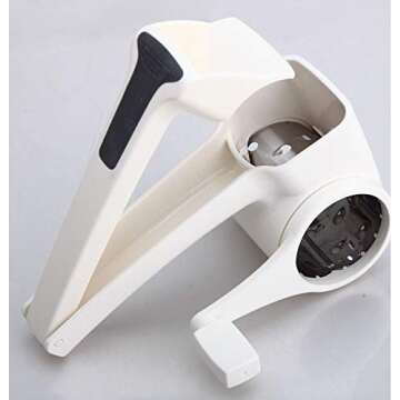 Ikea Stralande White Rotary Cheese Grater for Left and Right Handed
