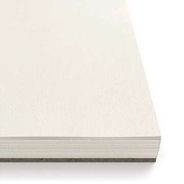 ARTEZA Mixed Media Sketchbook, 5.5 x 8.5 Inches, Pack of 1, 60 Sheets, Micro-Perforated Spiral-Bound Paper Pad for Wet and Dry Media