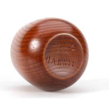 Oaksip Wooden Bourbon Drinking Glass - Perfect Gift!