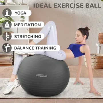 Fitvids Durable Anti-Burst Exercise and Yoga Ball