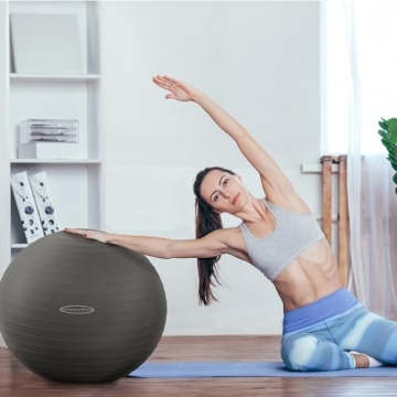 Fitvids Durable Anti-Burst Exercise and Yoga Ball