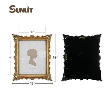 Sunlit Vintage Picture Frame 8x10 Inch Antique Decor