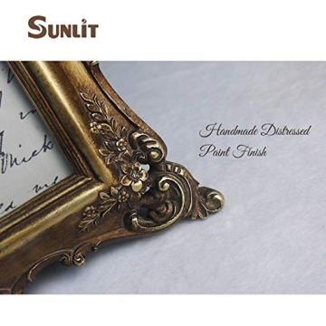 Sunlit Vintage Picture Frame 8x10 Inch Antique Decor