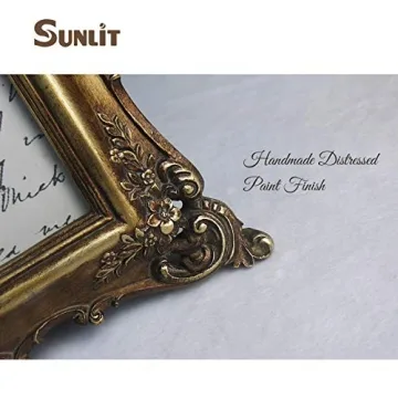 Sunlit Vintage Picture Frame 8x10 Inch Antique Decor