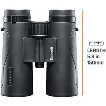 Bushnell Engage X 10x42mm Binoculars, IPX7 Waterproof and Lightweight Binoculars for Hunting, Travel, and Camping in Black