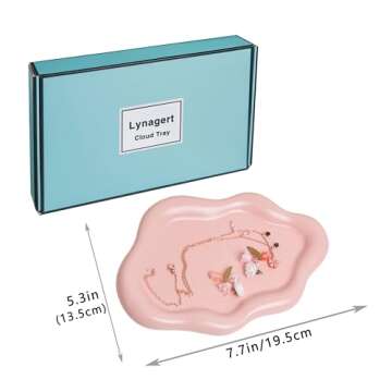 Lynagert Cloud Trinket Dish - Charming Ceramic Jewelry Organizer for All Occasions
