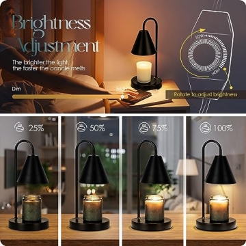 Aimoptg Candle Warmer Lamp with Dimmable Light
