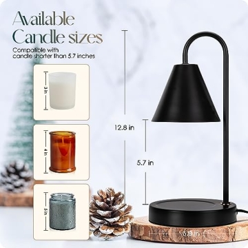 Aimoptg Candle Warmer Lamp with Dimmable Light