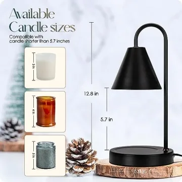 Aimoptg Candle Warmer Lamp with Dimmable Light