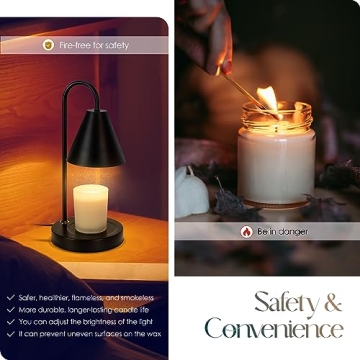 Aimoptg Candle Warmer Lamp with Dimmable Light