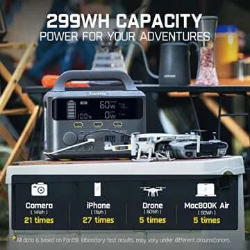 Fanttik EVO 300 - 299Wh Power Station for All Activities