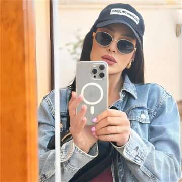 IDOTTA Retro Oval Sunglasses - UV400 Protection Stylish Shades