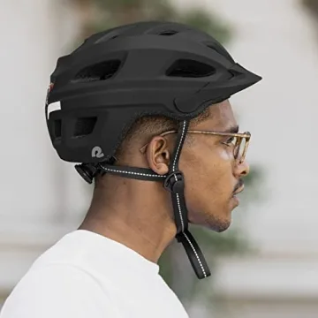 Retrospec Lennon Bike Helmet with LED Light & Visor
