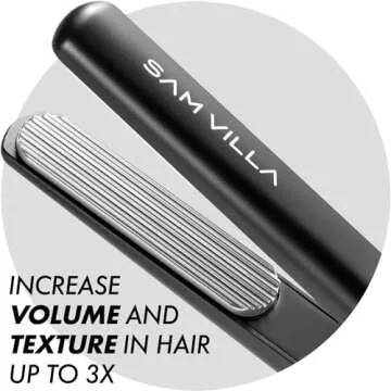 Sam Villa TEXTUR Professional Texturizing Hair Iron - Elevate Your Style