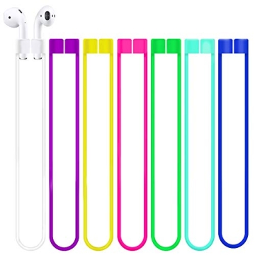 ABCOOL 7-PCS Colorful Anti-Lost Straps for AirPods 1/2/Pro - Secure & Comfortable
