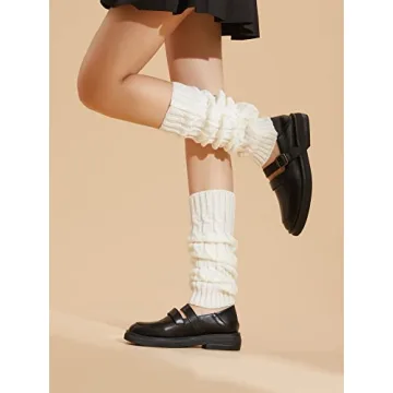 COZYEASE Women's Cable Knit Leg Warmers for Winter Style