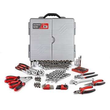 CARTMAN 205 Piece Ratchet Wrench Tool Set - Ultimate DIY Kit