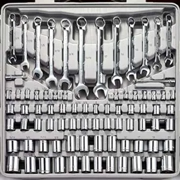 CARTMAN 205 Piece Ratchet Wrench Tool Set - Ultimate DIY Kit