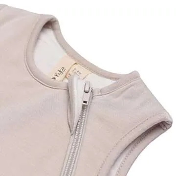 KYTE BABY Unisex Rayon Made From Bamboo Sleep Bag for Babies and Toddlers, 1.0 Tog (Small, Oat)